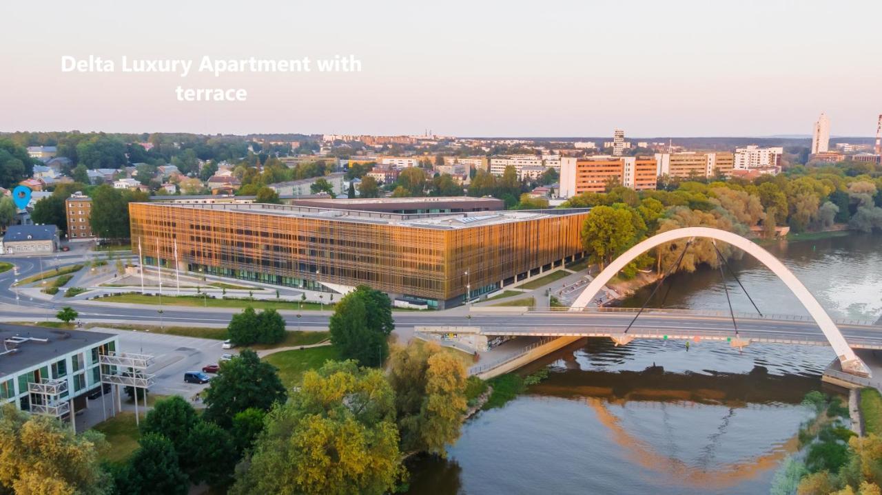 Delta Luxury Apartment With Terrace Tartu Kültér fotó